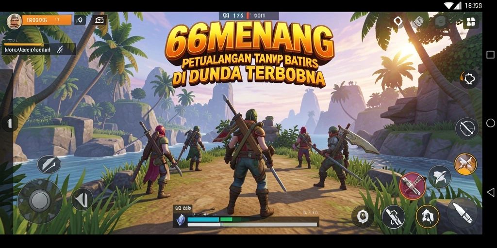 Gameplay menarik dalam dunia Open World di 66MENANG.