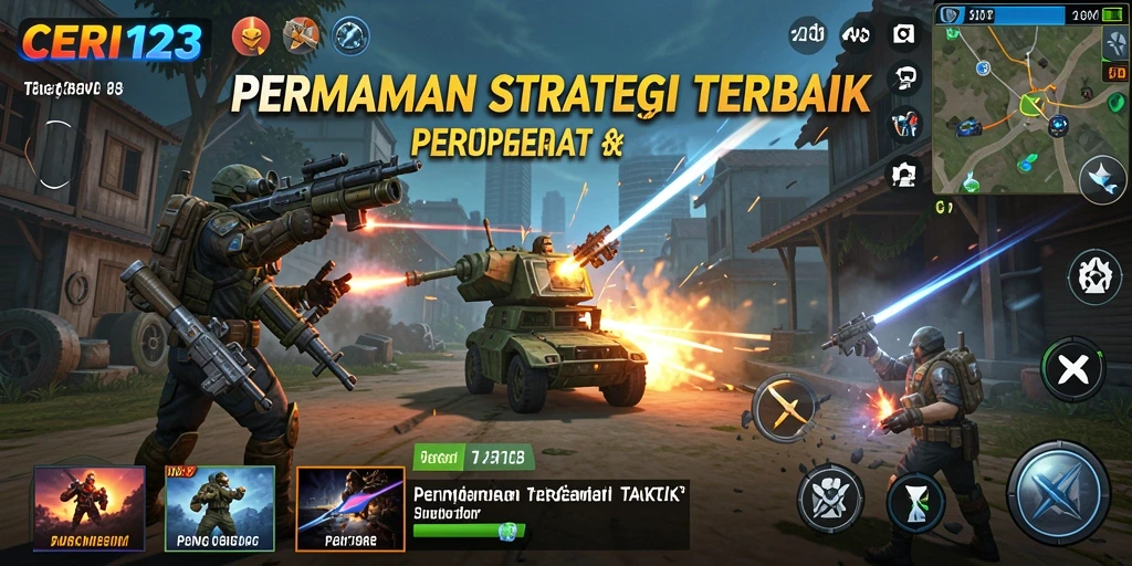 Tampilan strategi menarik dengan berbagai elemen gameplay.