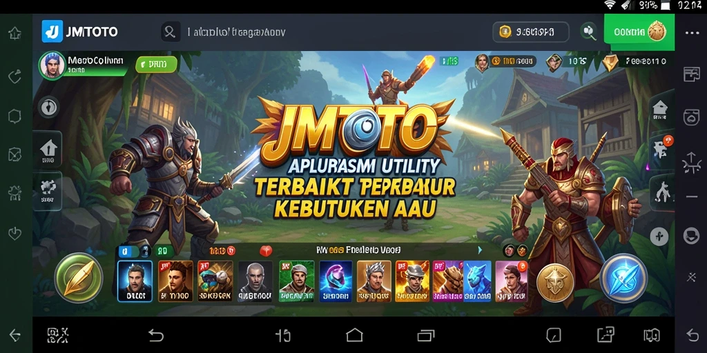Screenshot utama JMTOTO menampilkan antarmuka pengguna yang intuitif dan fungsional.