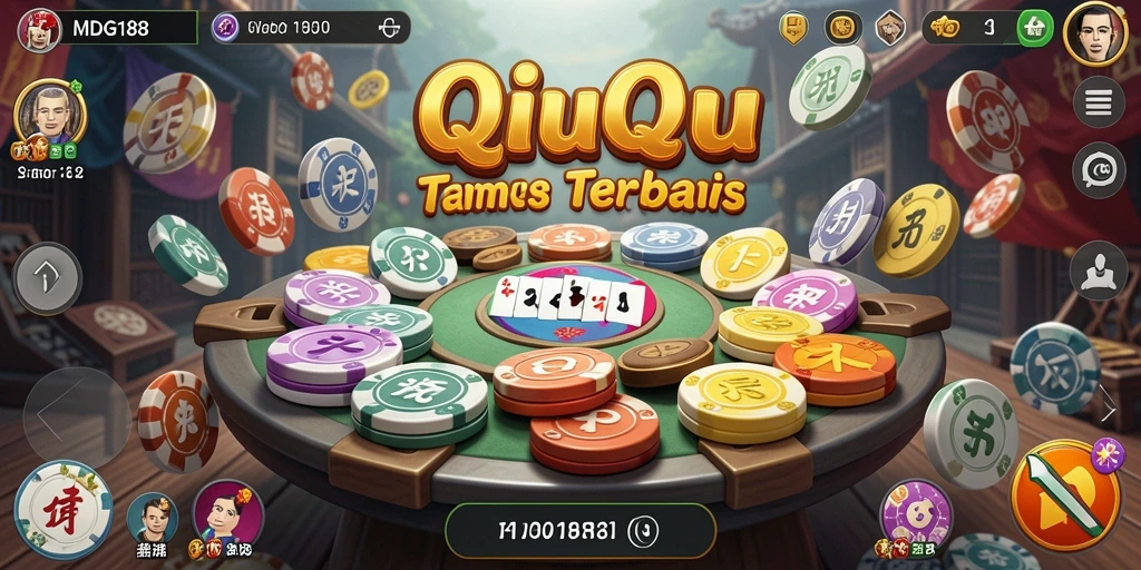 Tampilan gameplay QiuQiu yang menarik di MDG188.