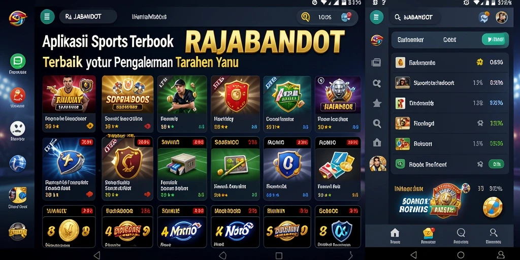 Tampilan menarik RAJABANDOT saat melakukan taruhan olahraga.