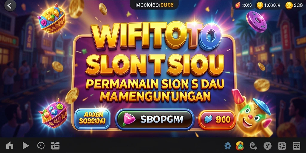 Tangkapan layar gameplay WIFITOTO menampilkan suasana slot yang seru dan menegangkan.