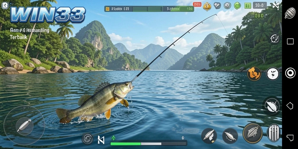 Tangkapan ikan menakjubkan dalam gameplay WIN33.