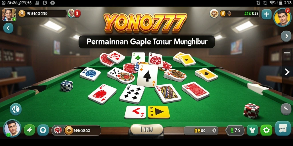 Gameplay seru dan interaktif YONO777 dalam permainan Gaple.